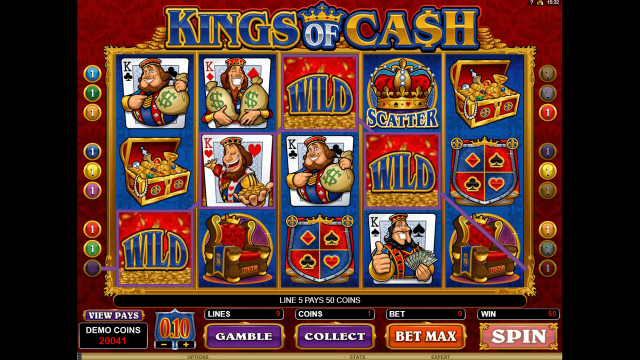 Бонусная игра Kings Of Cash 9